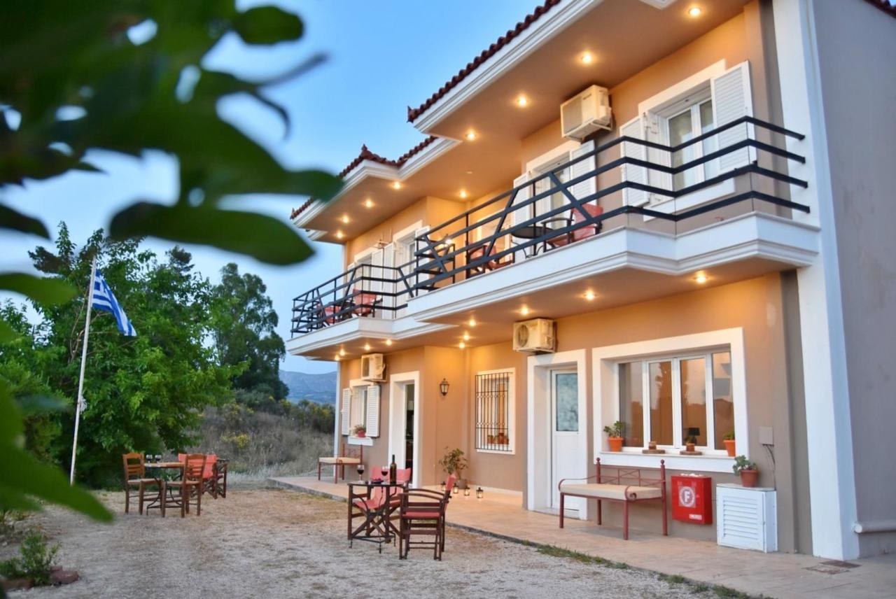 Anemomylos Apartments Ликсури Экстерьер фото