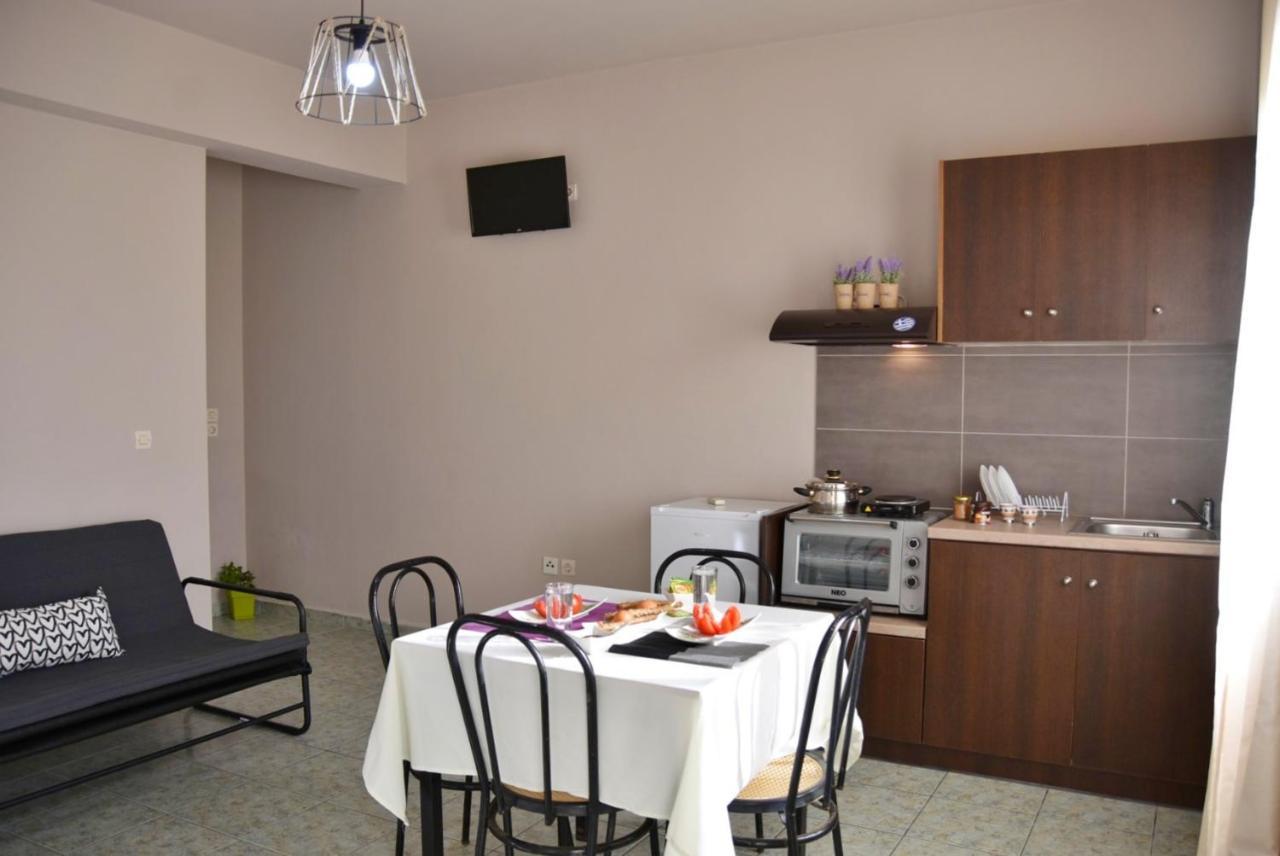 Anemomylos Apartments Ликсури Экстерьер фото
